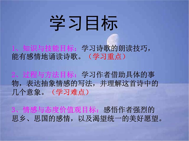 （上课课件）人教版九年级上册语文4《乡愁》 (2)04