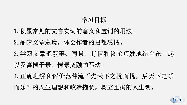 （上课课件）人教版九年级上册语文11《岳阳楼记》 (3)第2页