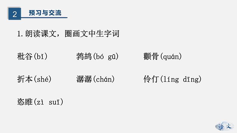 （上课课件）人教版九年级上册语文15《故乡》 (1)05