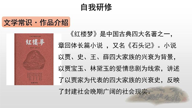 （上课课件）人教版九年级上册语文25《刘姥姥进大观园》 (2)04