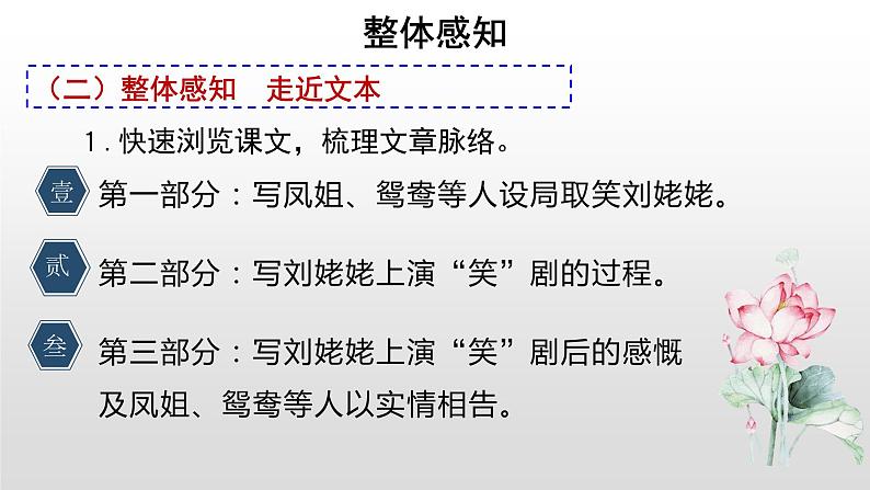 （上课课件）人教版九年级上册语文25《刘姥姥进大观园》 (2)07