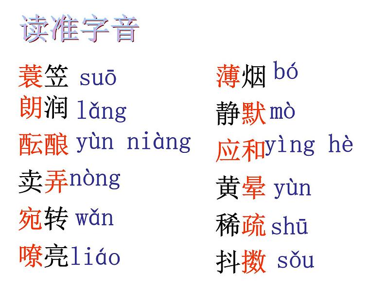 （上课课件）人教版七年级上册语文1《春》 (2)04