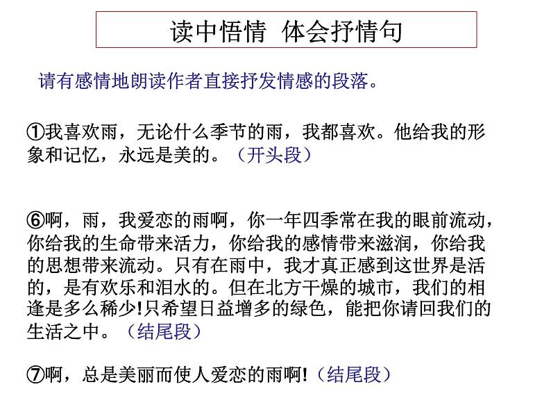 （上课课件）人教版七年级上册语文3《雨的四季》 (2)06