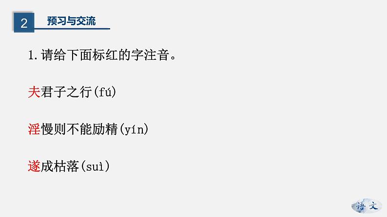 （上课课件）人教版七年级上册语文15《诫子书》 (2)04