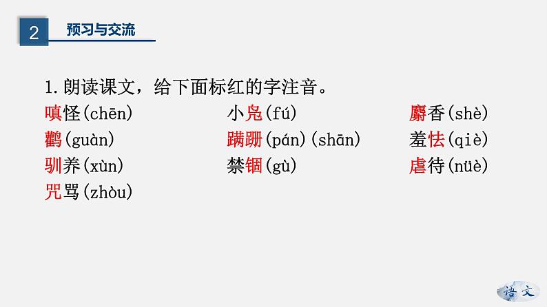 （上课课件）人教版七年级上册语文17《动物笑谈》 (2)04