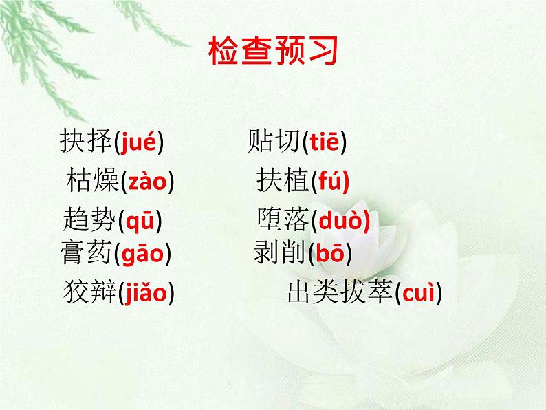 （教案课件）人教版八年级下册语文同步教案：15《我一生中的重要抉择》第5页