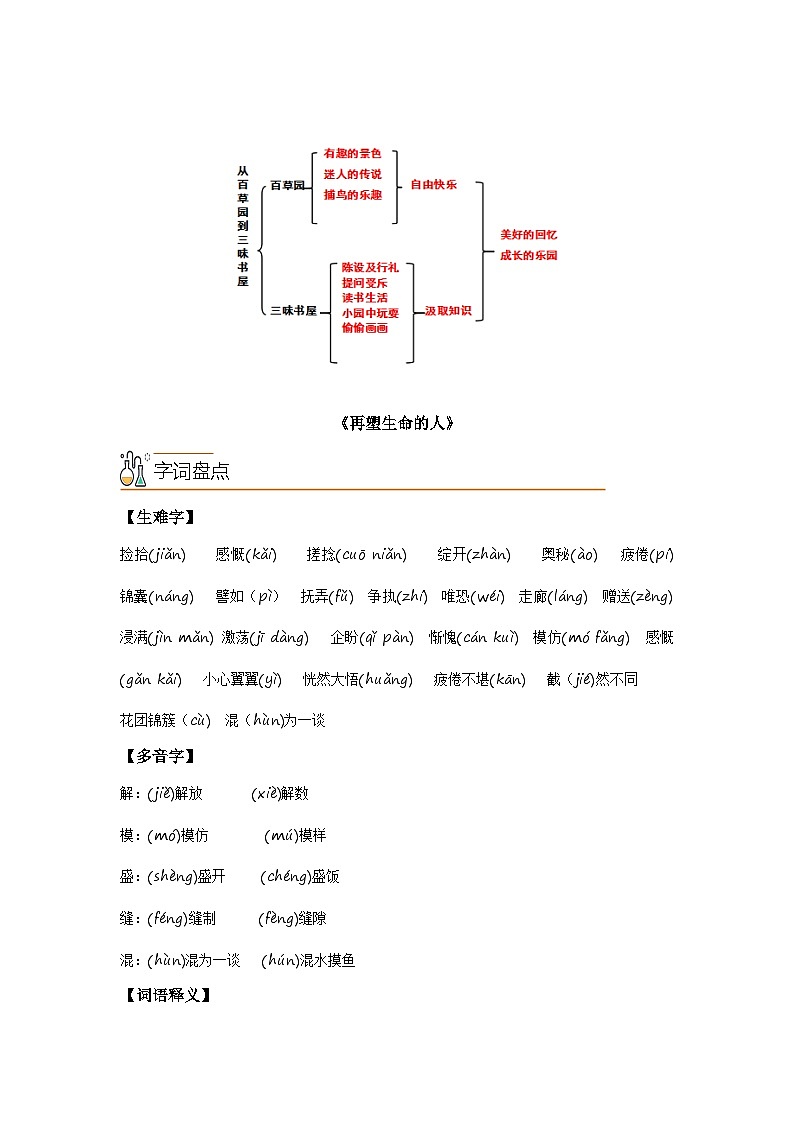 第三单元【速记清单】-2023-2024学年七年级语文上册单元速记·巧练（统编版）第3页