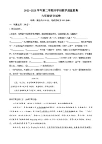 广东省惠东县2023-2024学年九年级下学期开学县统考语文试题（原卷版+解析版）