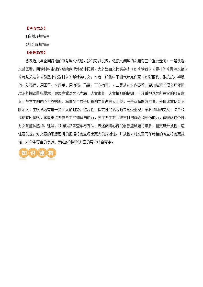 第23讲 环境描写及作用（讲义）-2024年中考语文一轮复习讲义+练习（全国通用）03