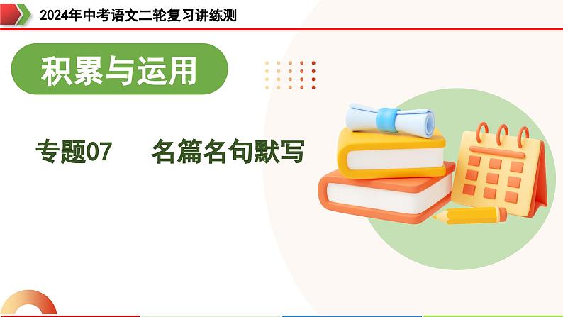 专题07 名篇名句默写（课件）-2024年中考语文二轮复习课件（全国通用）第3页
