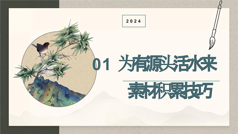 2024中考语文复习专项习作作文写作技巧专题（授课课件+范文实例）之01第1页