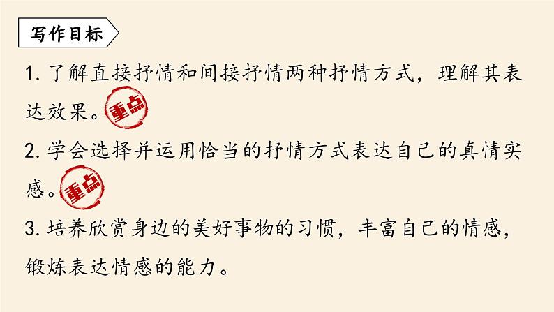 第2单元 写作 学习抒情课件PPT第3页