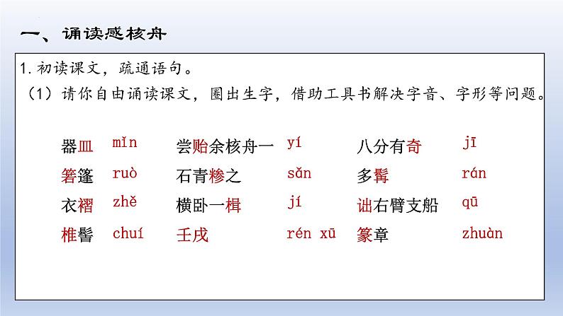 第11课《核舟记》课件+2023—2024学年统编版语文八年级下册第4页