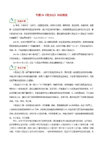 中考语文一轮复习名著阅读知识考点梳理 专题06《昆虫记》知识梳理