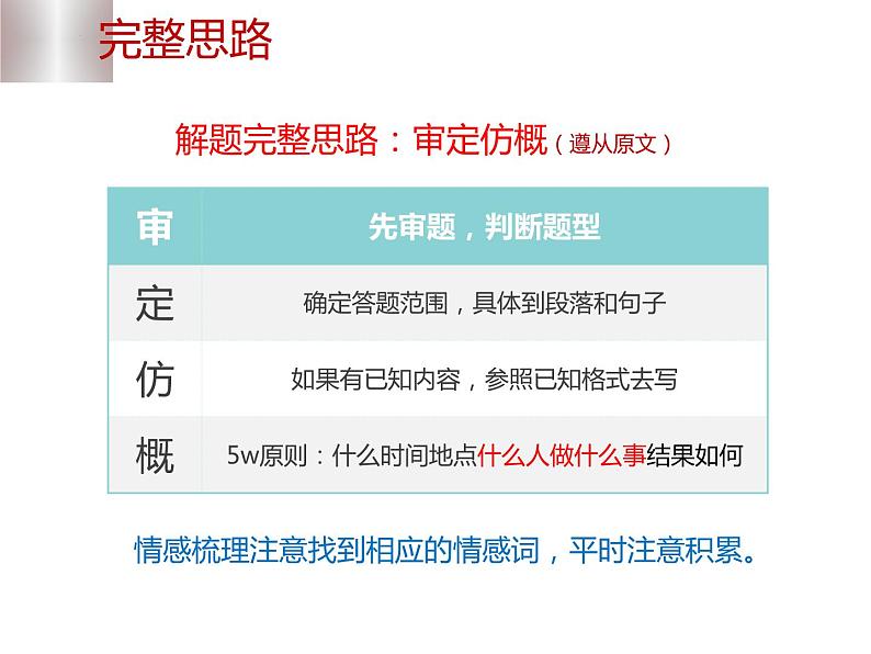 中考语文二轮复习高频考点精讲课件 第1讲 现代文阅读之记叙文概括题综合复习（含答案）第8页