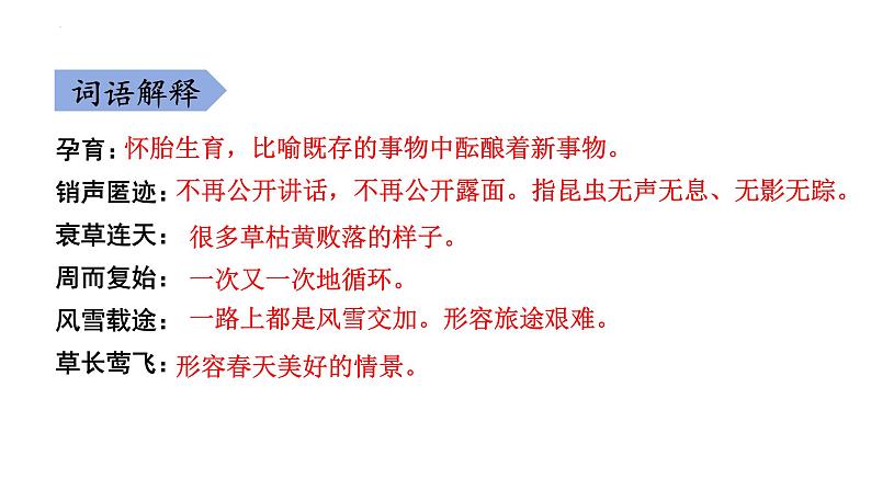 第5课《大自然的语言》课件+2023—2024学年统编版语文八年级下册第5页