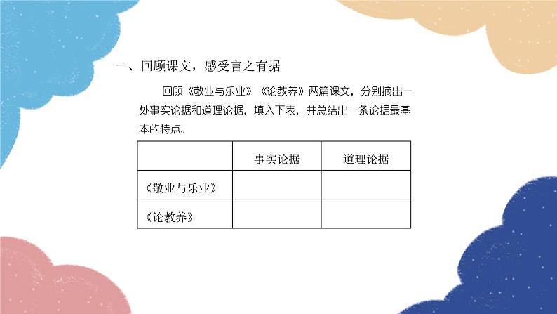 统编版语文九年级上册 写作 议论要言之有据课件第4页
