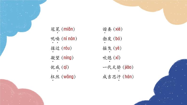 统编版语文九年级上册 专题一 字音与字形课件03