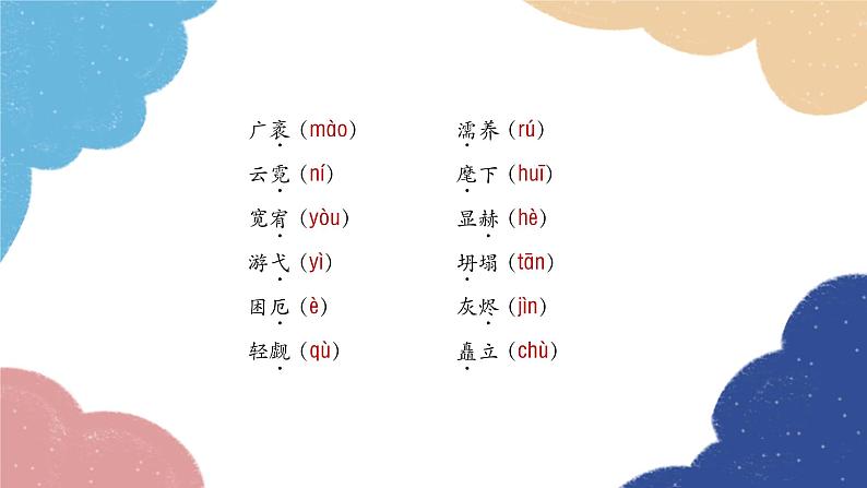 统编版语文九年级上册 专题一 字音与字形课件05