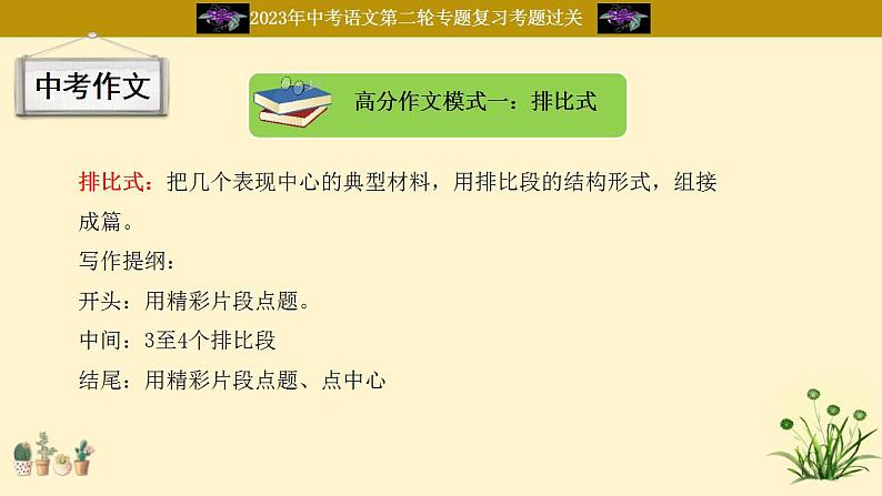 中考语文二轮复习重难点过关课件专题20  中考作文（二）（含答案）03
