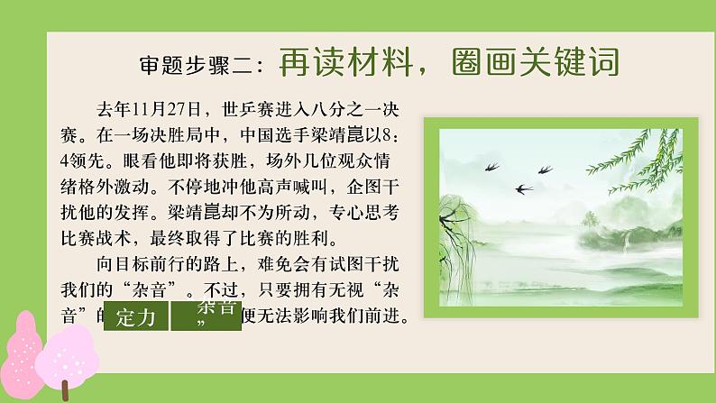 中考语文专题复习-材料作文审题专项训练课件第6页