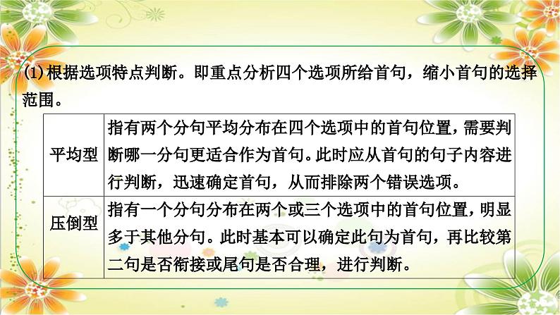 考点五 语言连贯（衔接与排序）课件- 年中考语文二轮专题05