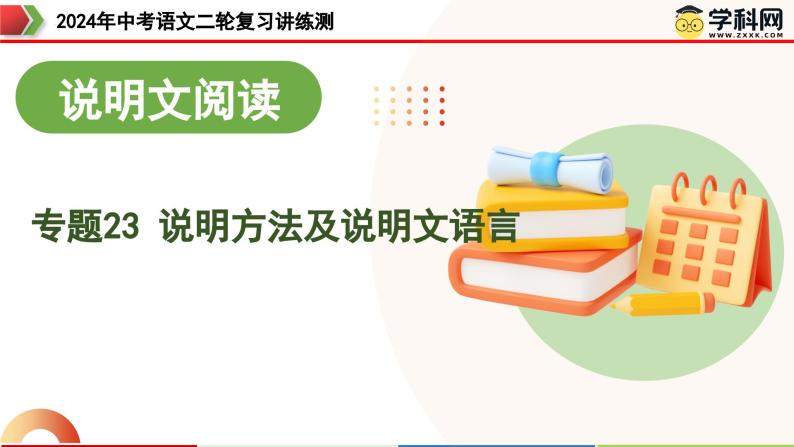 专题23 说明方法及说明文语言（课件）-中考语文二轮复习讲练测（全国通用）01