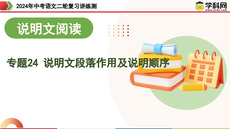 专题24 说明文段落作用及说明顺序（课件）-中考语文二轮复习讲练测（全国通用）01