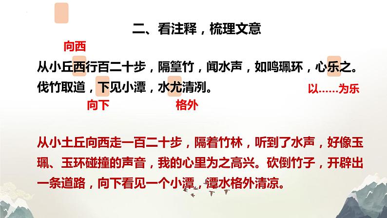 第10课《小石潭记》课件 统编版语文八年级下册第7页