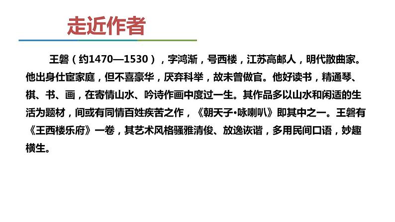 朝天子·咏喇叭PPT课件204