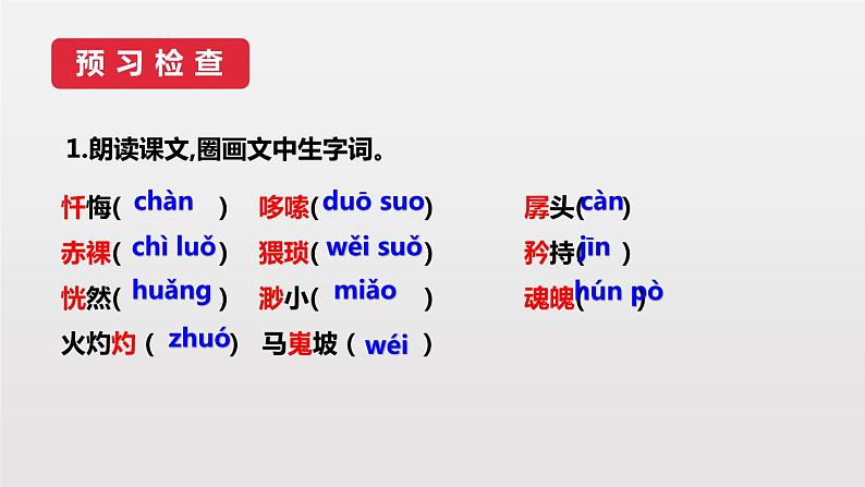 人教版语文七年级下册 一颗小桃树PPT课件6第6页