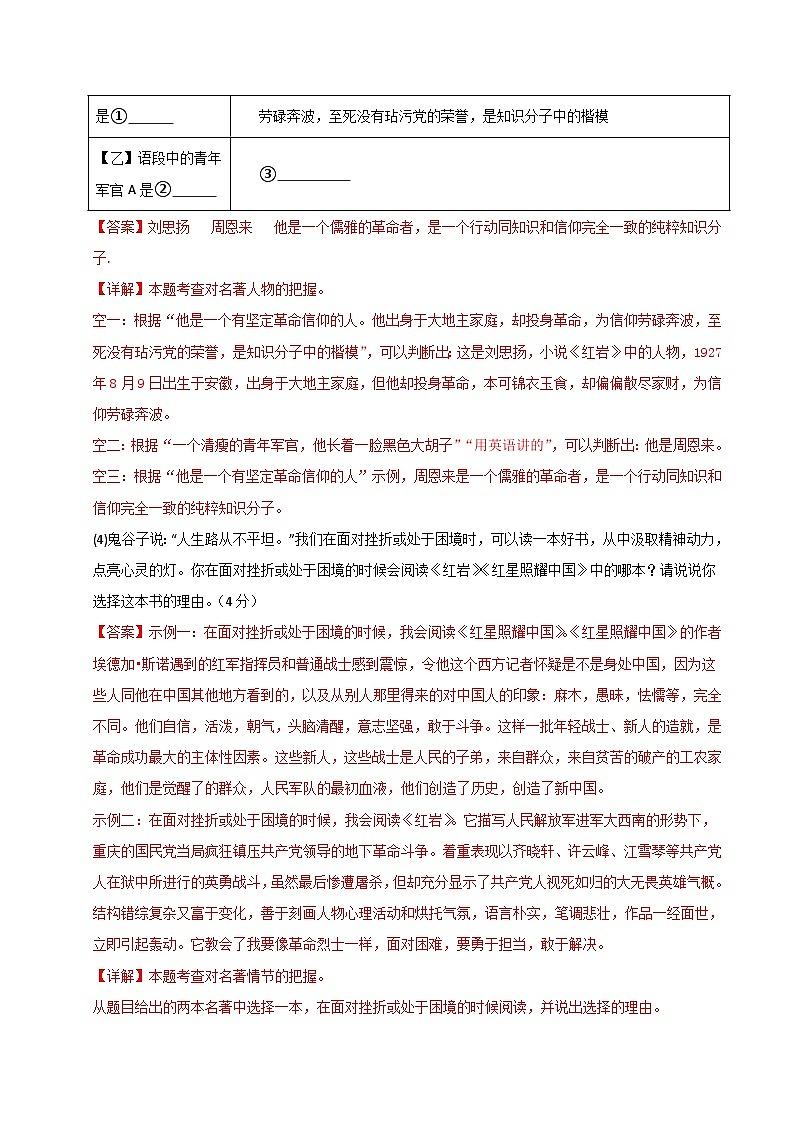 语文（安徽卷）（全解全析）第3页