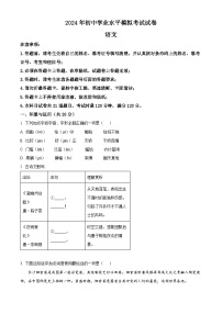 2024年湖南省长沙市望城区中考模拟语文试题（原卷版+解析版）
