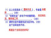 九下（中考）语文名著阅读《儒林外史》梯度训练3 PPT版