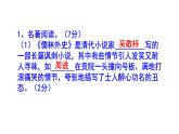 九下（中考）语文名著阅读《儒林外史》梯度训练4 PPT版