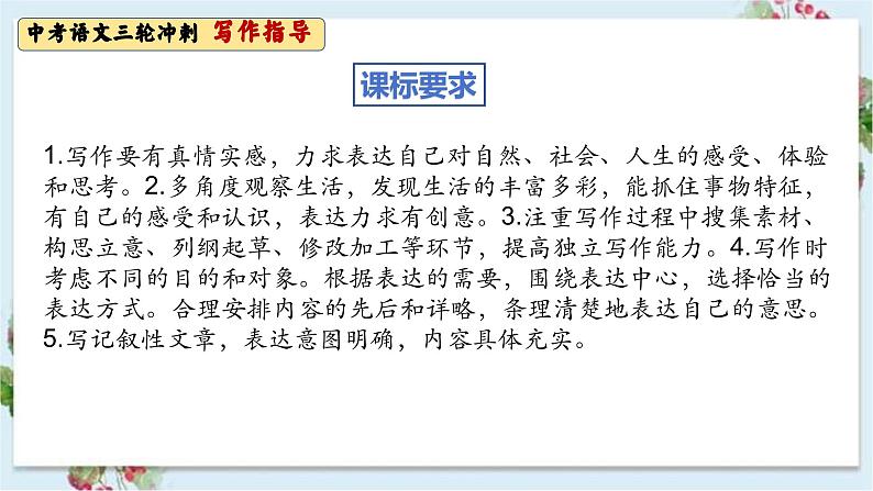 中考语文复习专题  习作指导（课件）2024中考语文复习专项第3页