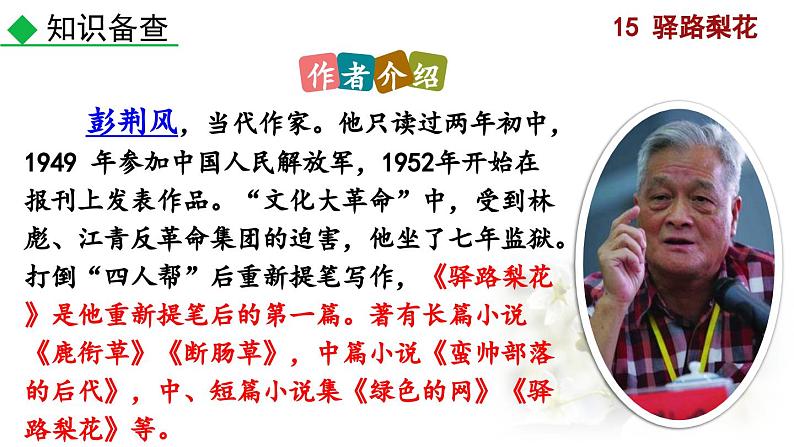 部编版语文15《驿路梨花》PPT课件06