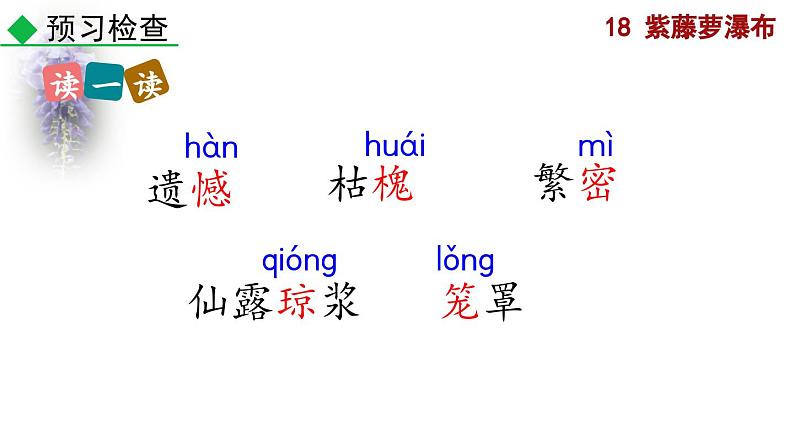 部编版语文18《紫藤萝瀑布》PPT课件第7页