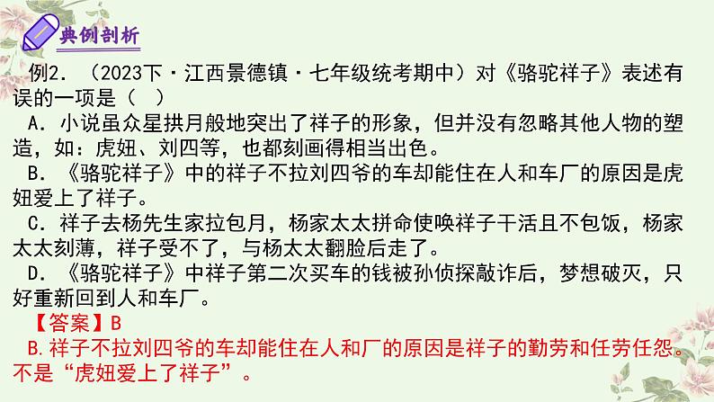 【期中讲练测】统编版七年级下册语文 专题06：名著导读（考点串讲）课件第8页