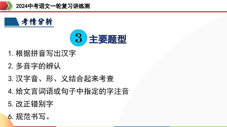 第01讲 巧辨字音字形-2024年中考语文一轮复习课件第6页