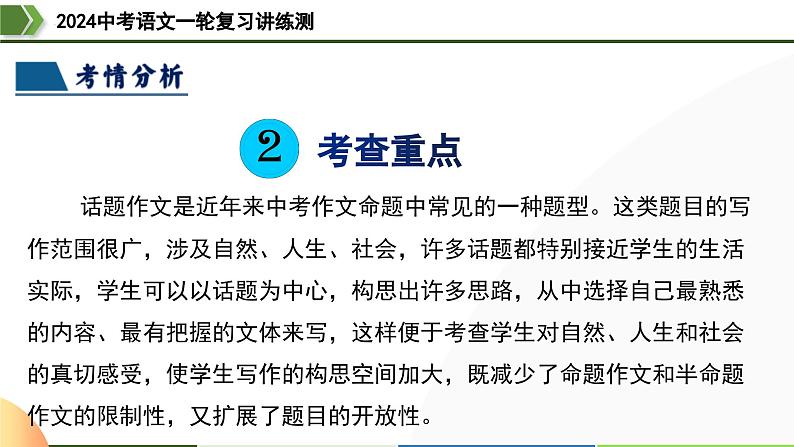 第44讲 话题作文-2024年中考语文一轮复习课件第6页