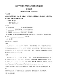 2024年上海市闵行区中考二模语文试题（原卷版+解析版）