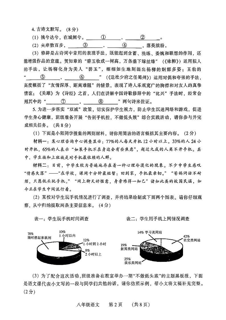 河南省濮阳市2023-2024学年八年级下学期4月期中语文试题02