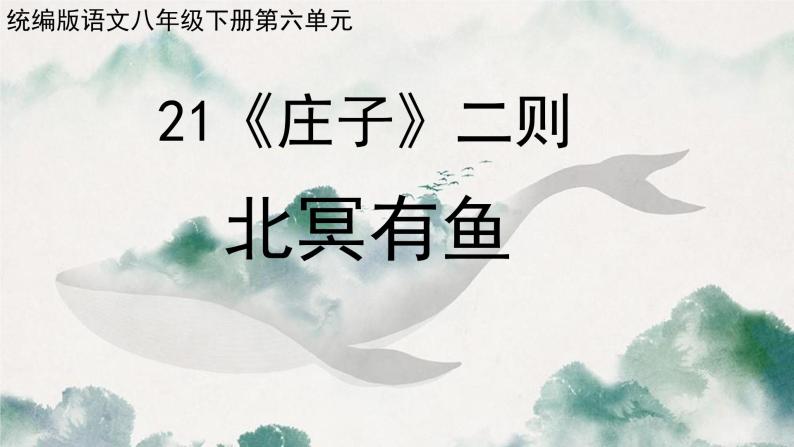 北冥有鱼 课件  初中语文人教部编版八年级下册01