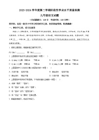 2024年山东省青岛市市南区中考一模语文试题（原卷版+解析版）