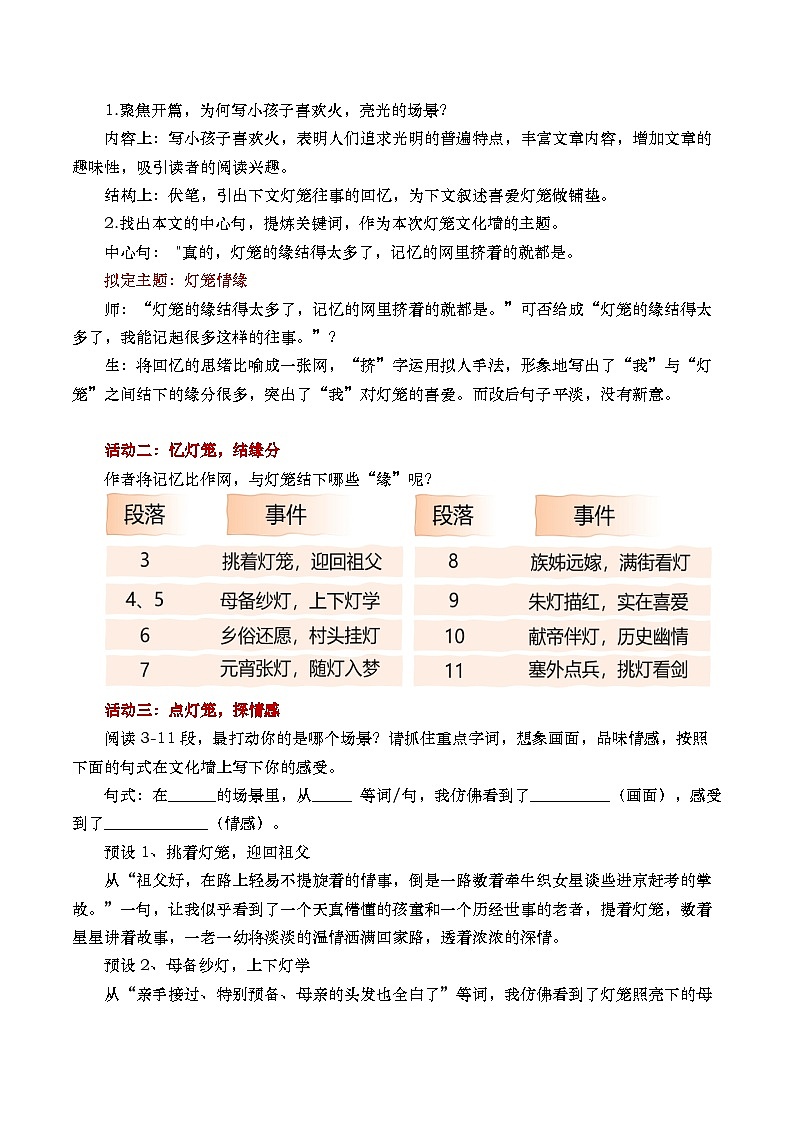 《灯笼》（课件版权归属“松鼠语文”，只供个人使用，请勿私自传播，违者必究）第2页