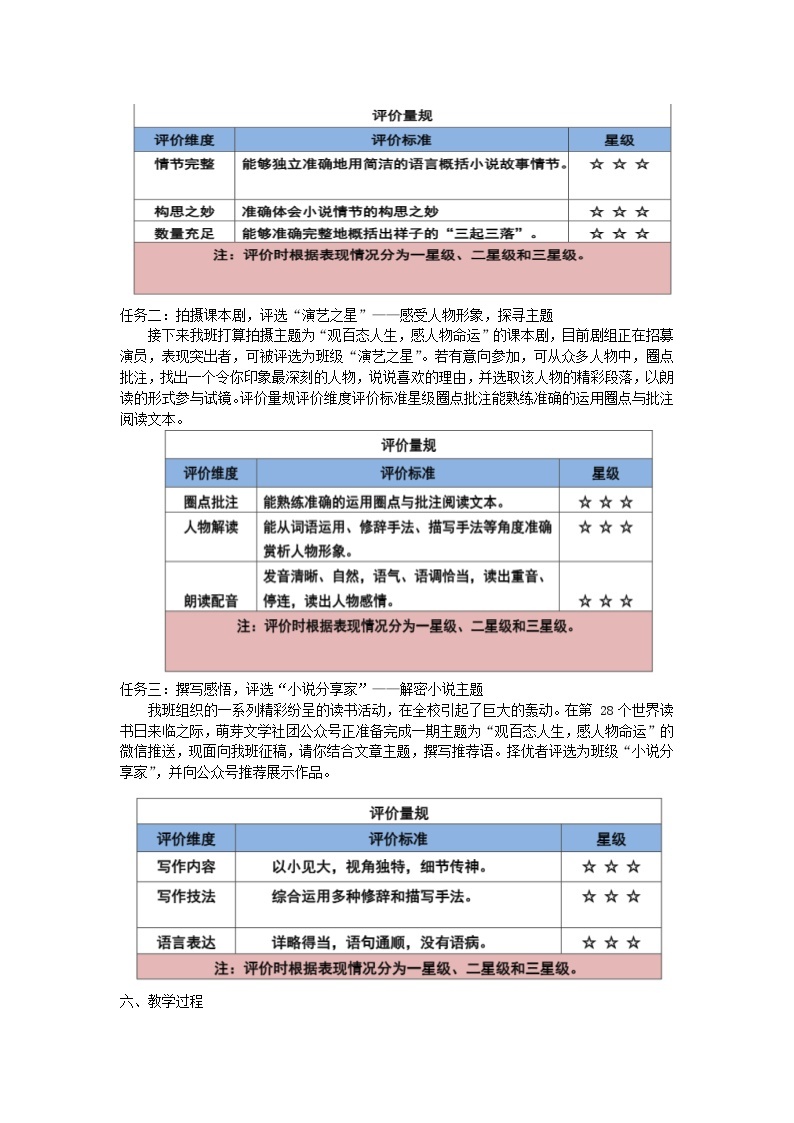 《骆驼祥子》课件、教案（思维导图+教学设计+当堂训练+学习任务单+教学实录+专题探究）02