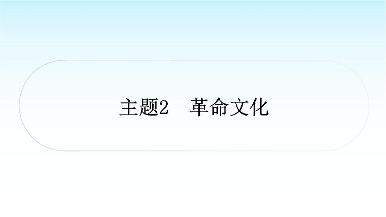 中考语文复习积累与运用专题一语段综合主题2革命文化课件第1页