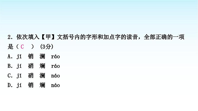 中考语文复习积累与运用专题一语段综合主题2革命文化课件第5页