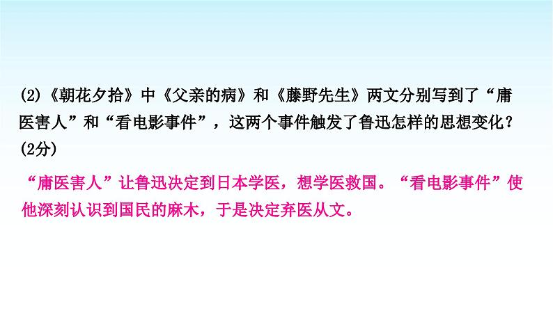 中考语文复习综合性学习专题二名著阅读课件07